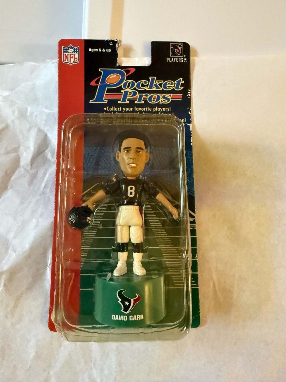 2003 Pocket Pros David Carr #8 Houston Texans Action Figure